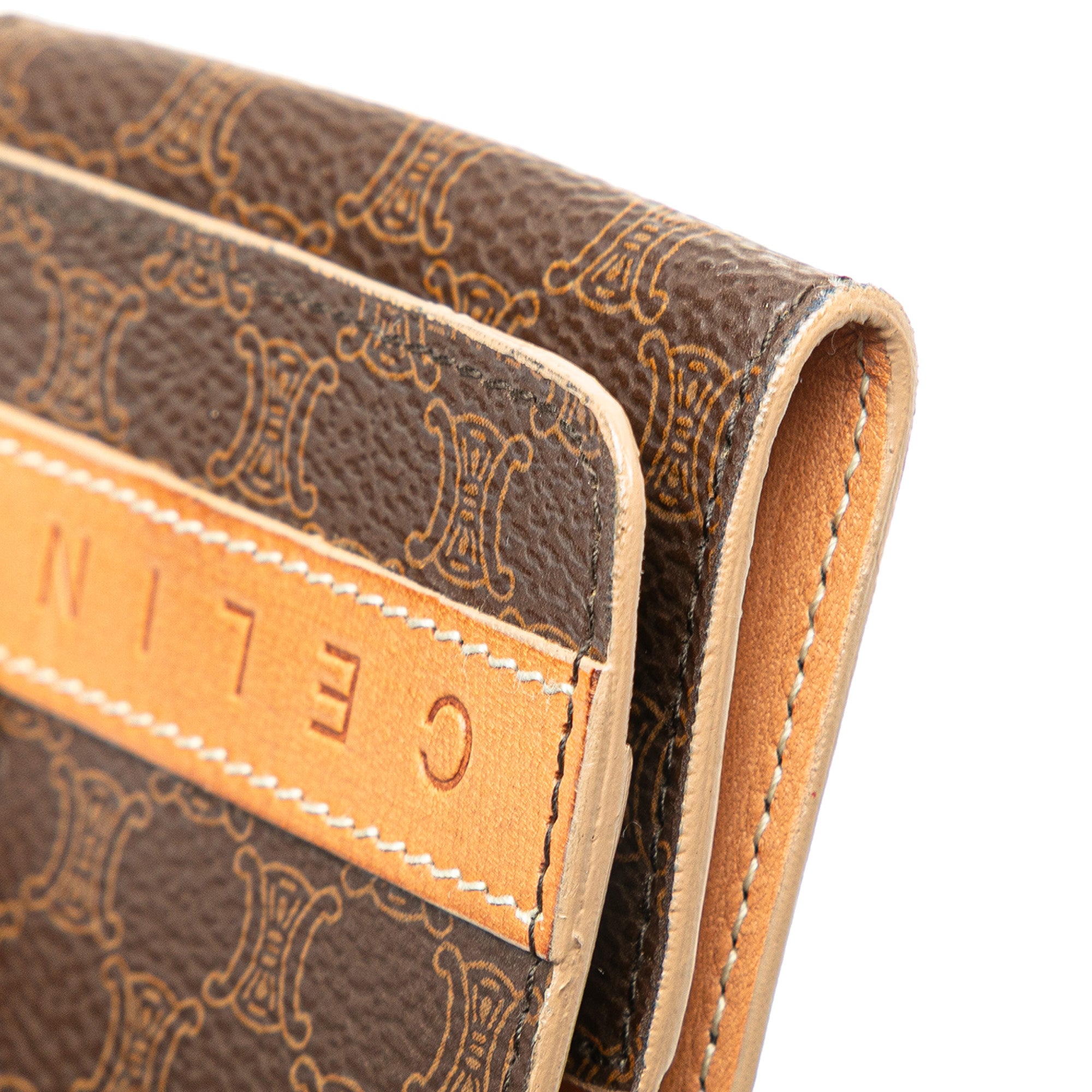 Macadam Coated Canvas Coin Pouch