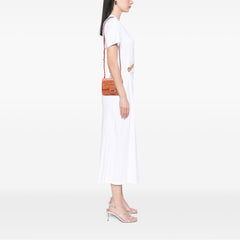 Mini Square Classic Patent Striped Single Flap