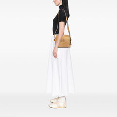 Suede Anagram Crossbody