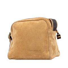 Suede Anagram Crossbody