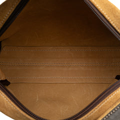 Suede Anagram Crossbody
