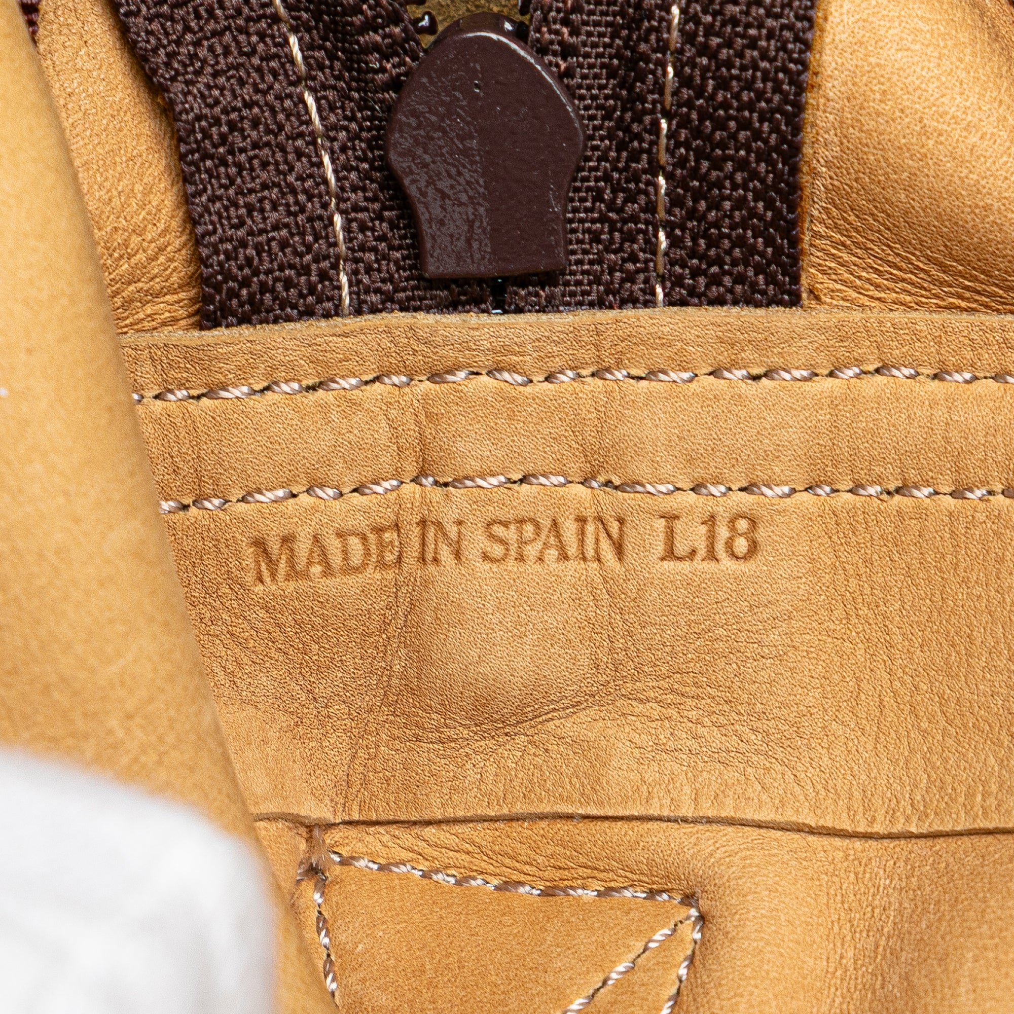 Suede Anagram Crossbody