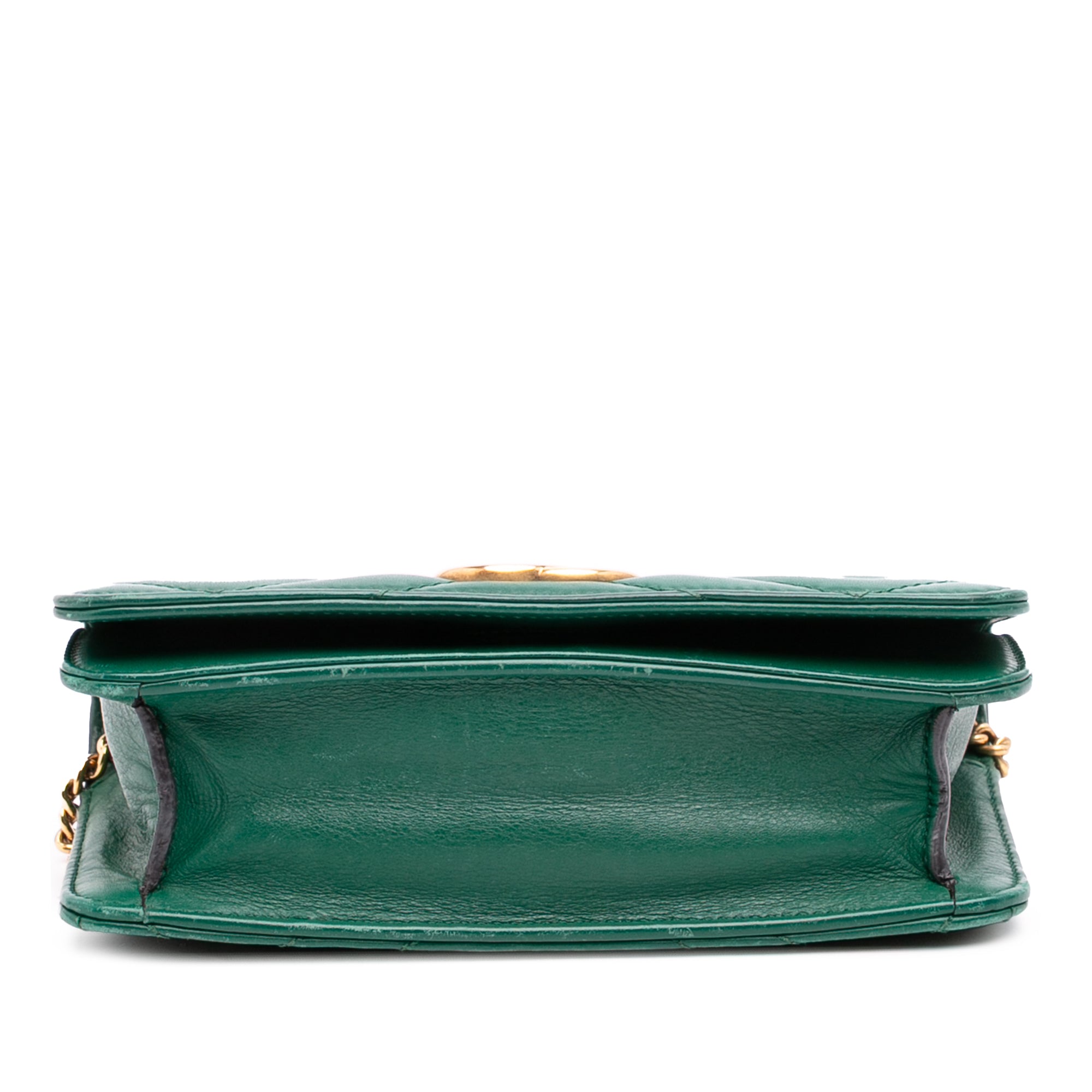 Mini GG Marmont Matelasse Leather Wallet On Chain