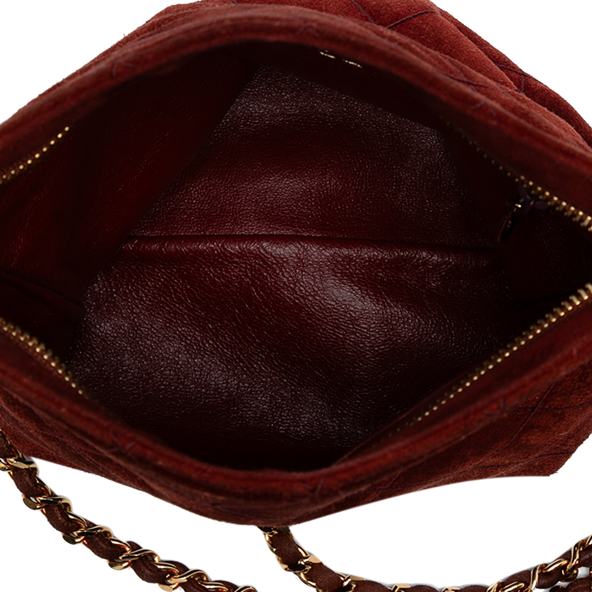 CC Quilted Suede Tassel Crossbody