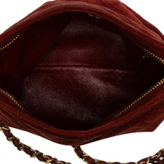 CC Quilted Suede Tassel Crossbody