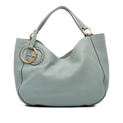 Medium Pebbled Calfskin Twill Tote