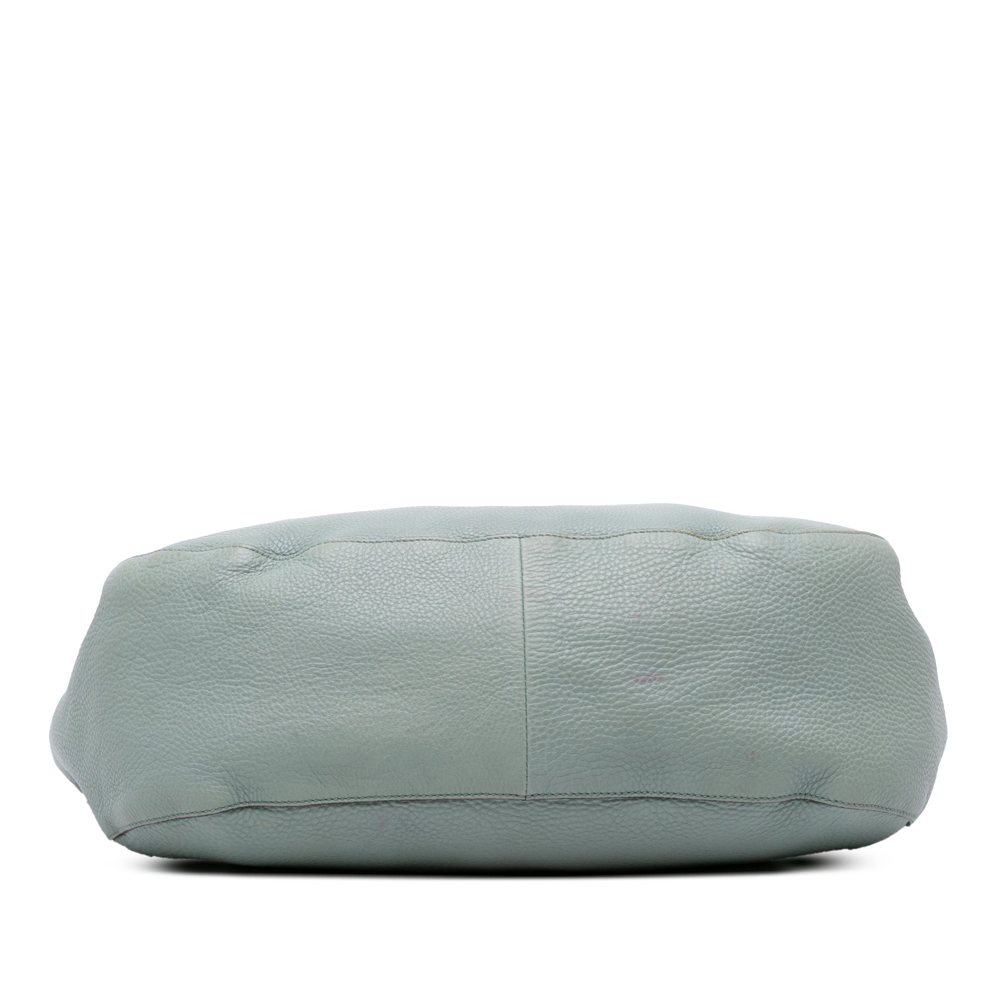 Medium Pebbled Calfskin Twill Tote