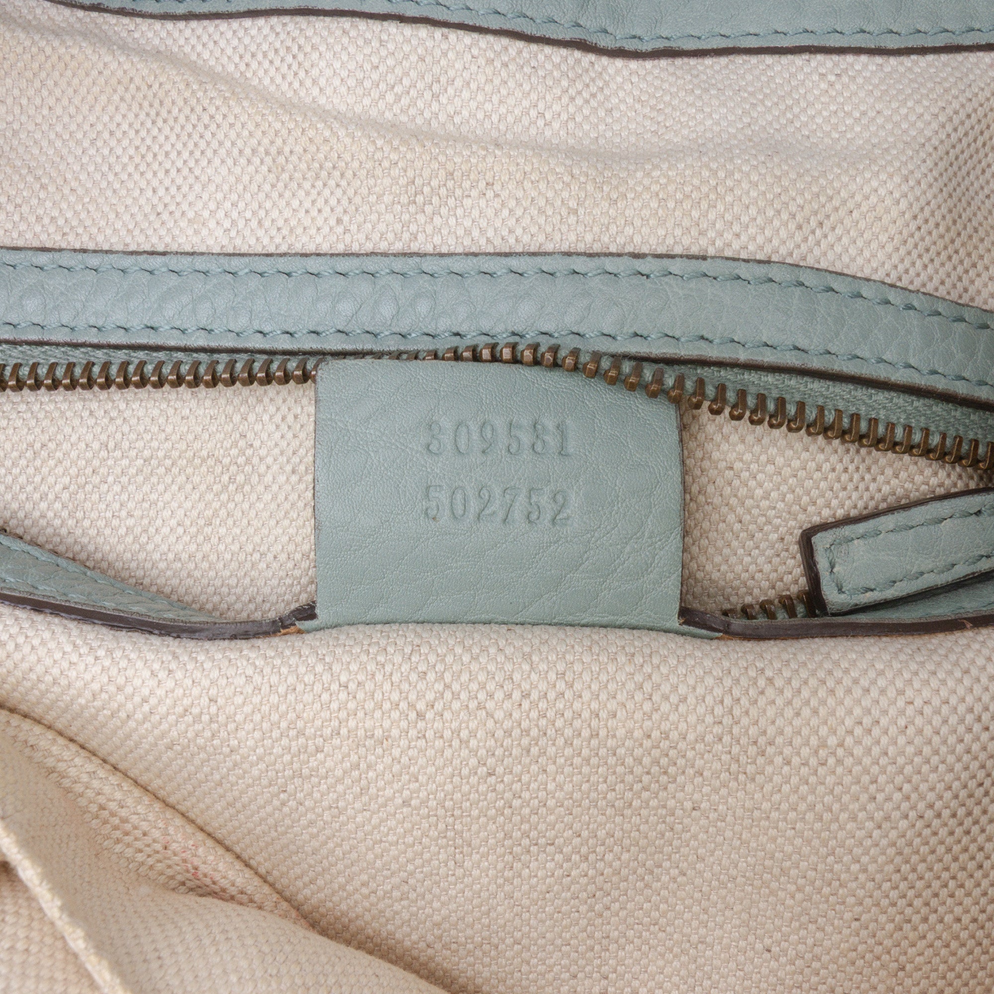 Medium Pebbled Calfskin Twill Tote