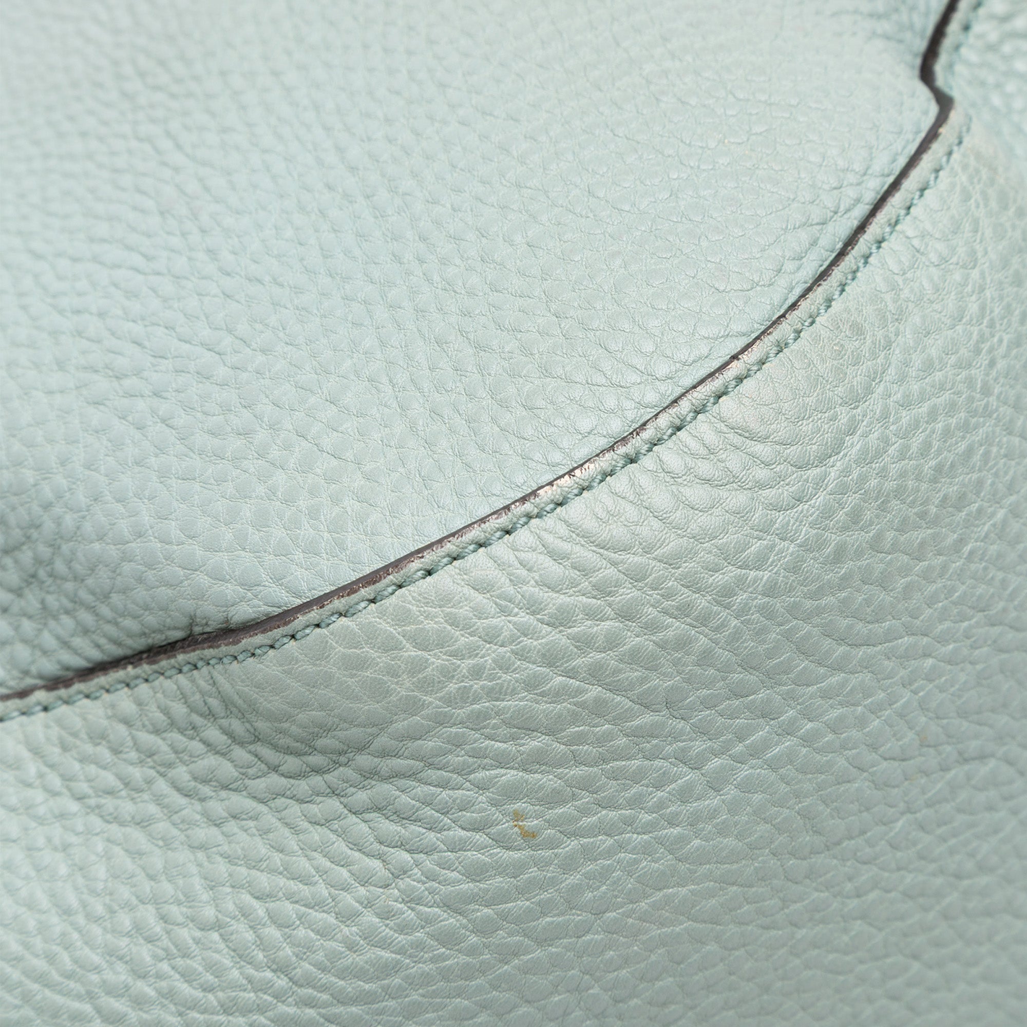 Medium Pebbled Calfskin Twill Tote