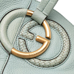 Medium Pebbled Calfskin Twill Tote