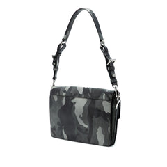 Saffiano Camouflage Sound Lock Shoulder Bag