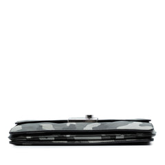 Saffiano Camouflage Sound Lock Shoulder Bag