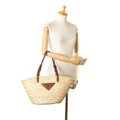 Large Palmitto Vitello Basket Tote