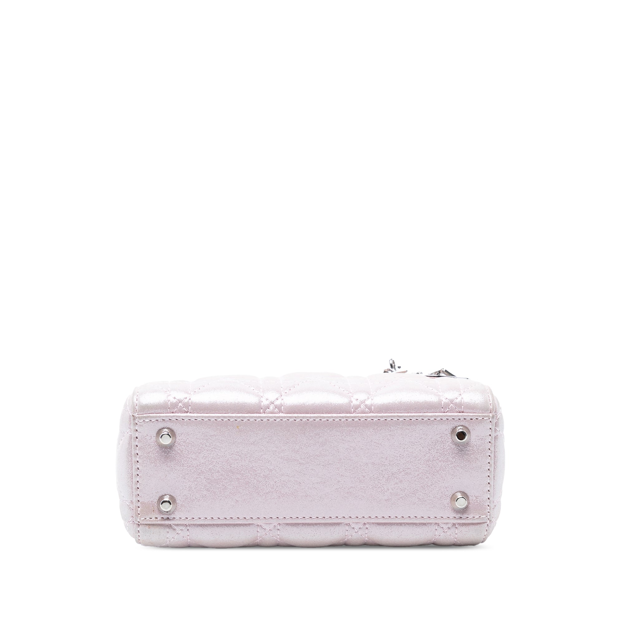 Mini Iridescent Lambskin Cannage Lady Dior