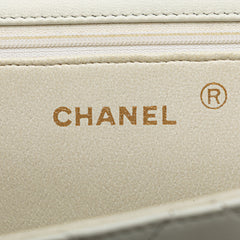 CC Quilted Lambskin Single Flap