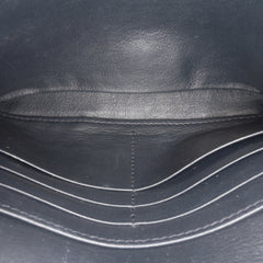 Oblique Canvas Saddle Wallet On Chain