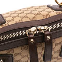 Medium GG Canvas Charm Dome Satchel