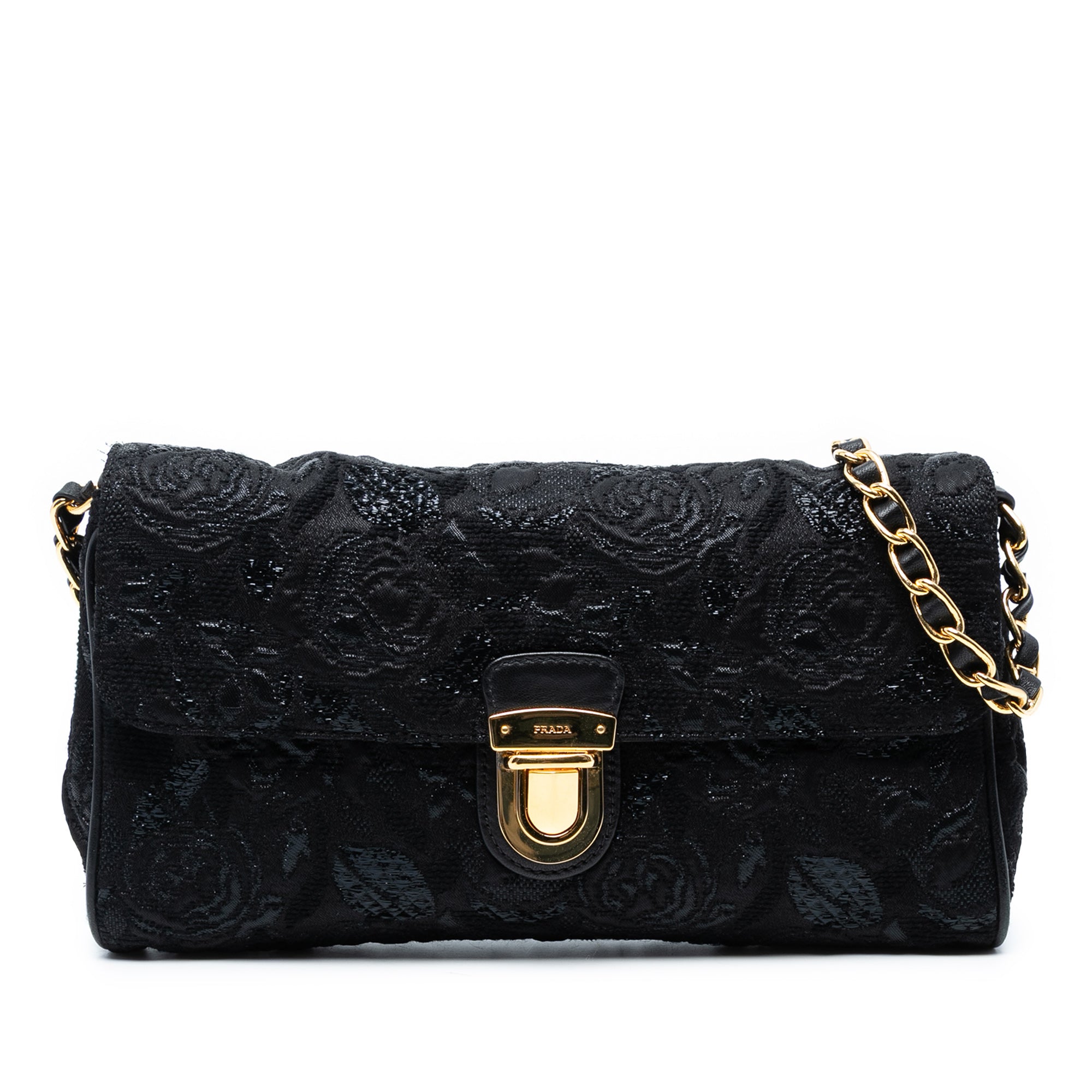 Tessuto Lurex Flap Crossbody