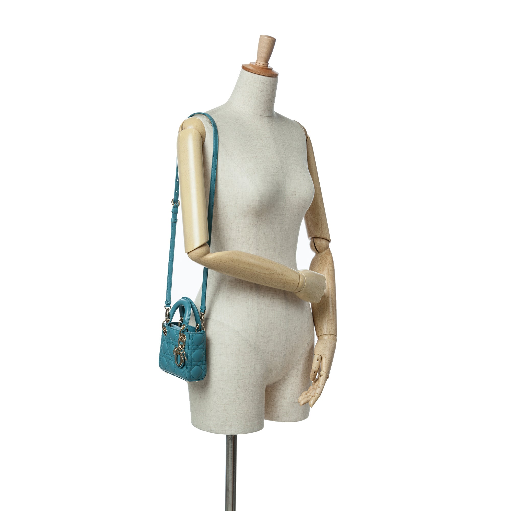 Micro Lambskin Cannage Lady Dior