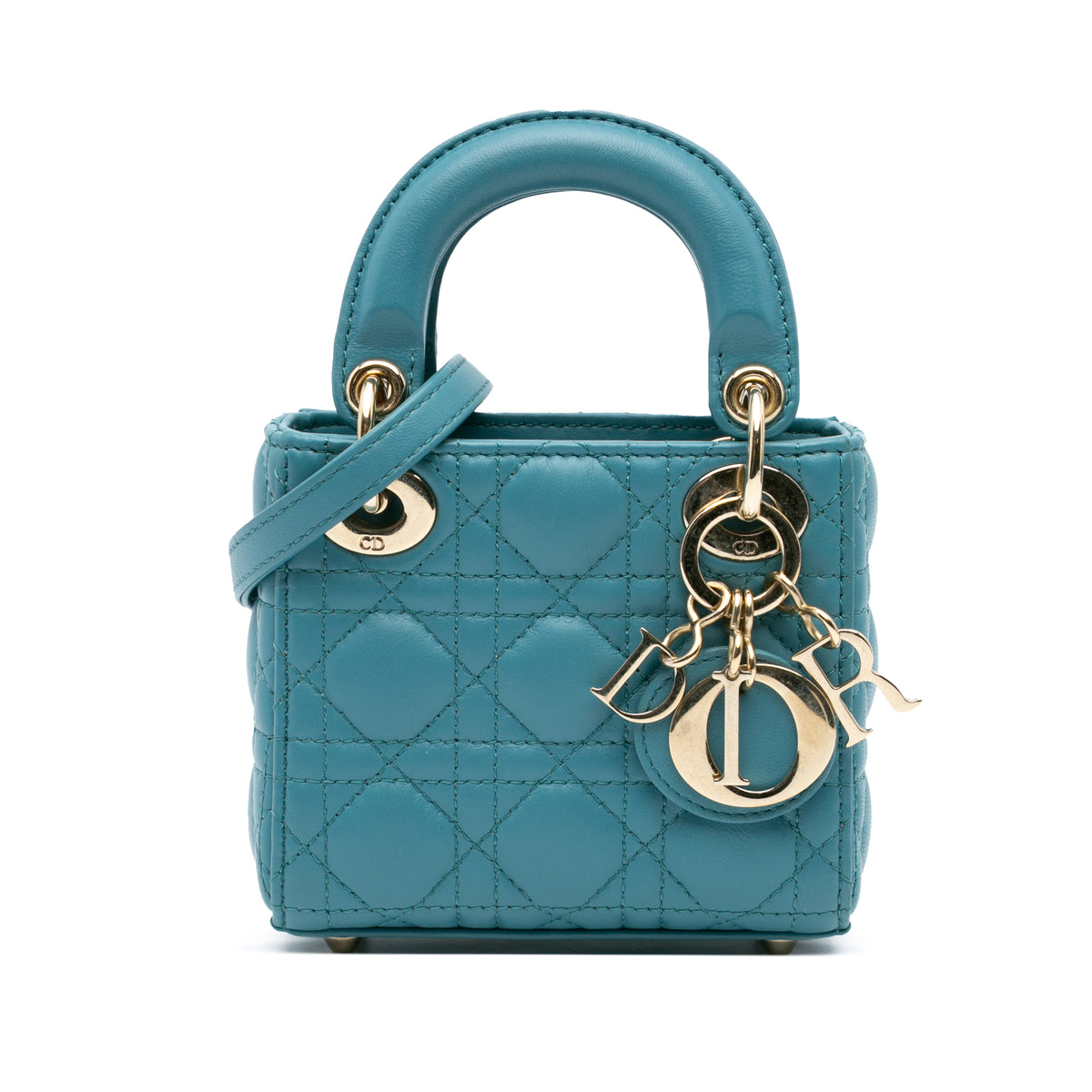 Micro Lambskin Cannage Lady Dior