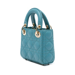 Micro Lambskin Cannage Lady Dior