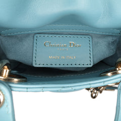 Micro Lambskin Cannage Lady Dior