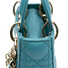 Micro Lambskin Cannage Lady Dior