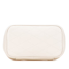 Quilted Lambskin East West Vanity Case