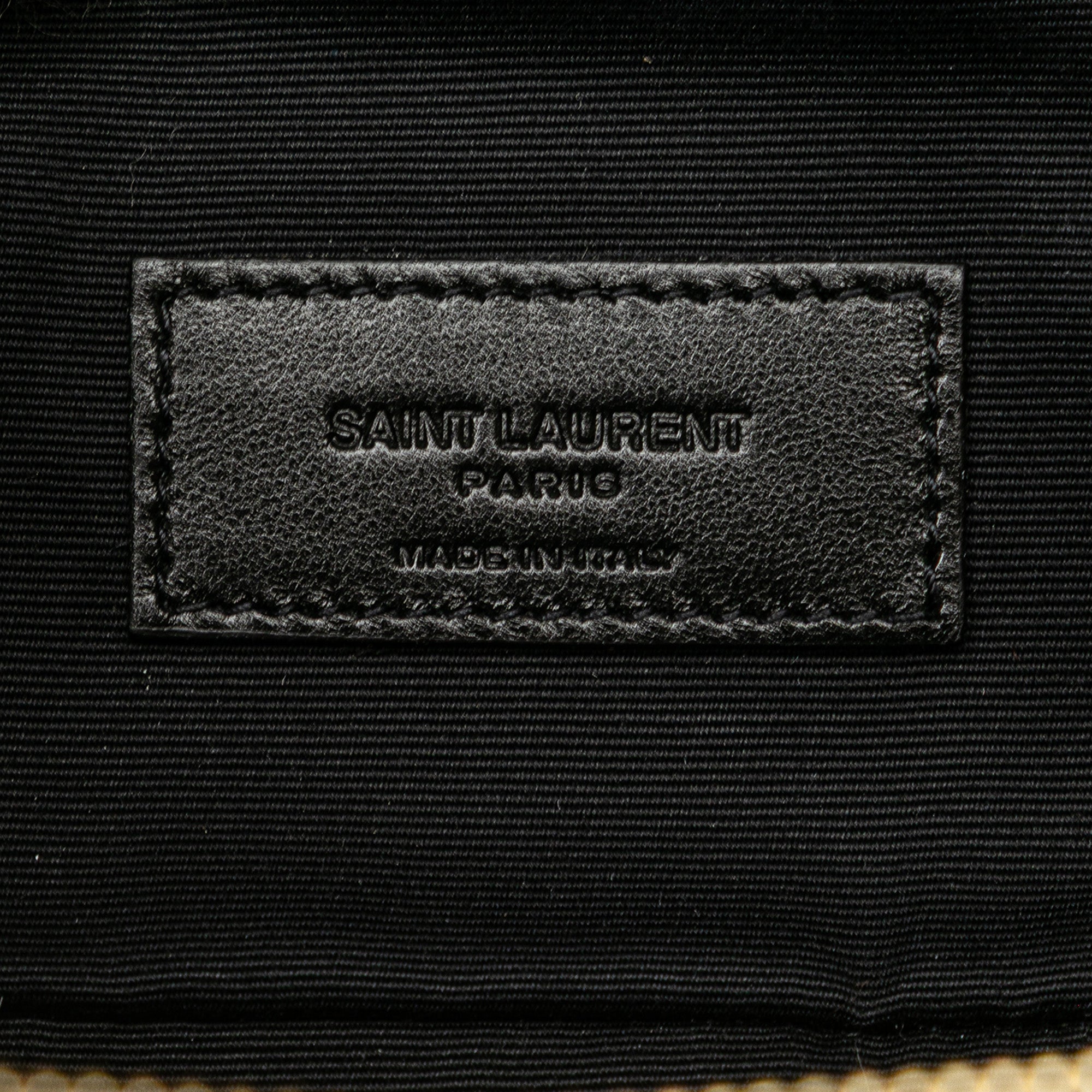 Quilted Lambskin East West Vanity Case