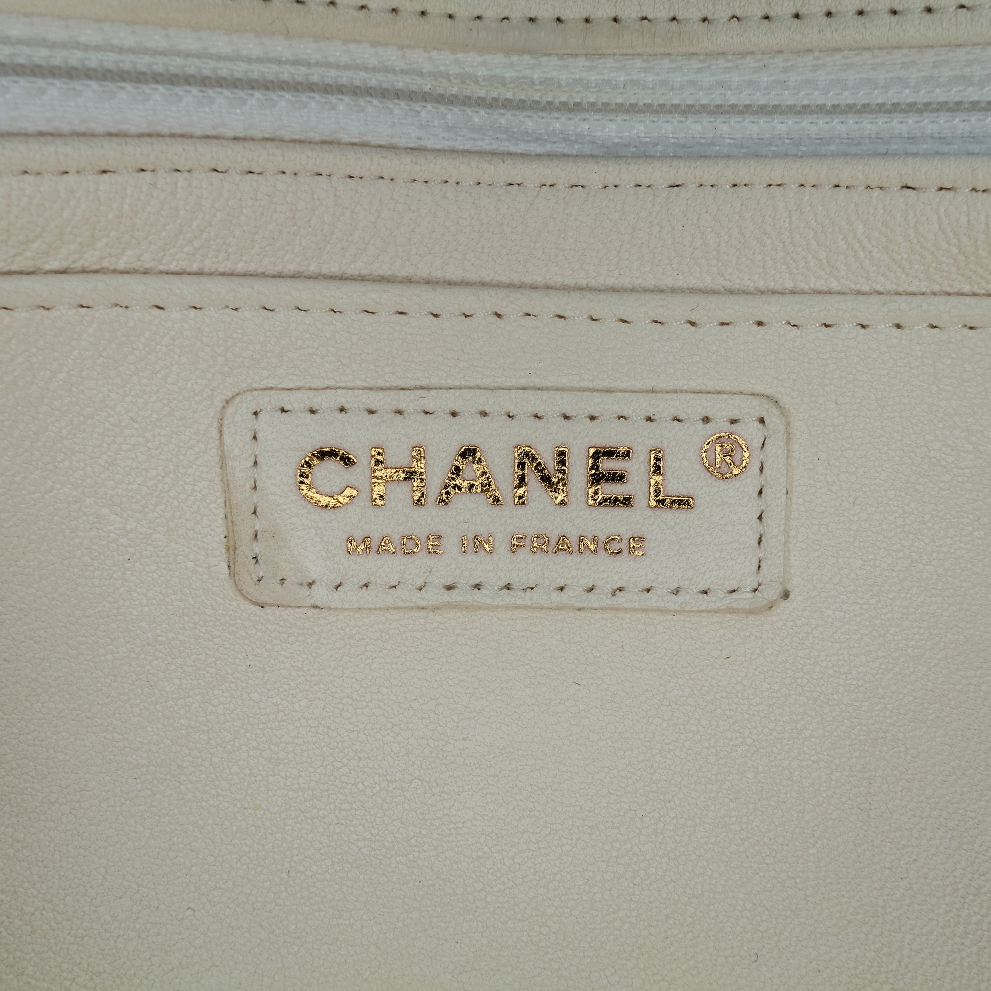 Medium Calfskin and Wool Knit Single Flap