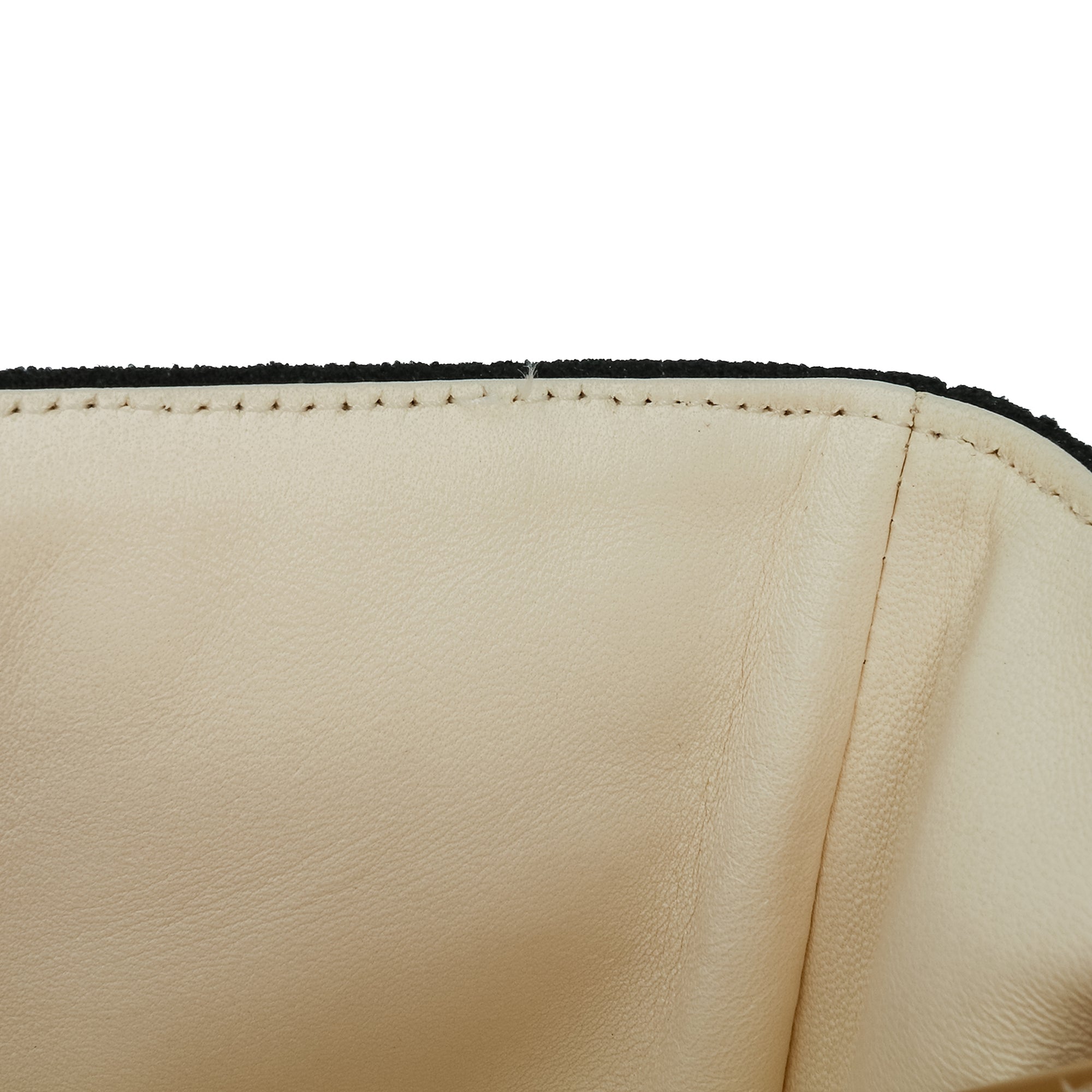 Medium Calfskin and Wool Knit Single Flap