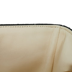 Medium Calfskin and Wool Knit Single Flap