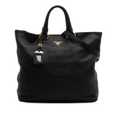 Vitello Daino Open Convertible Tote