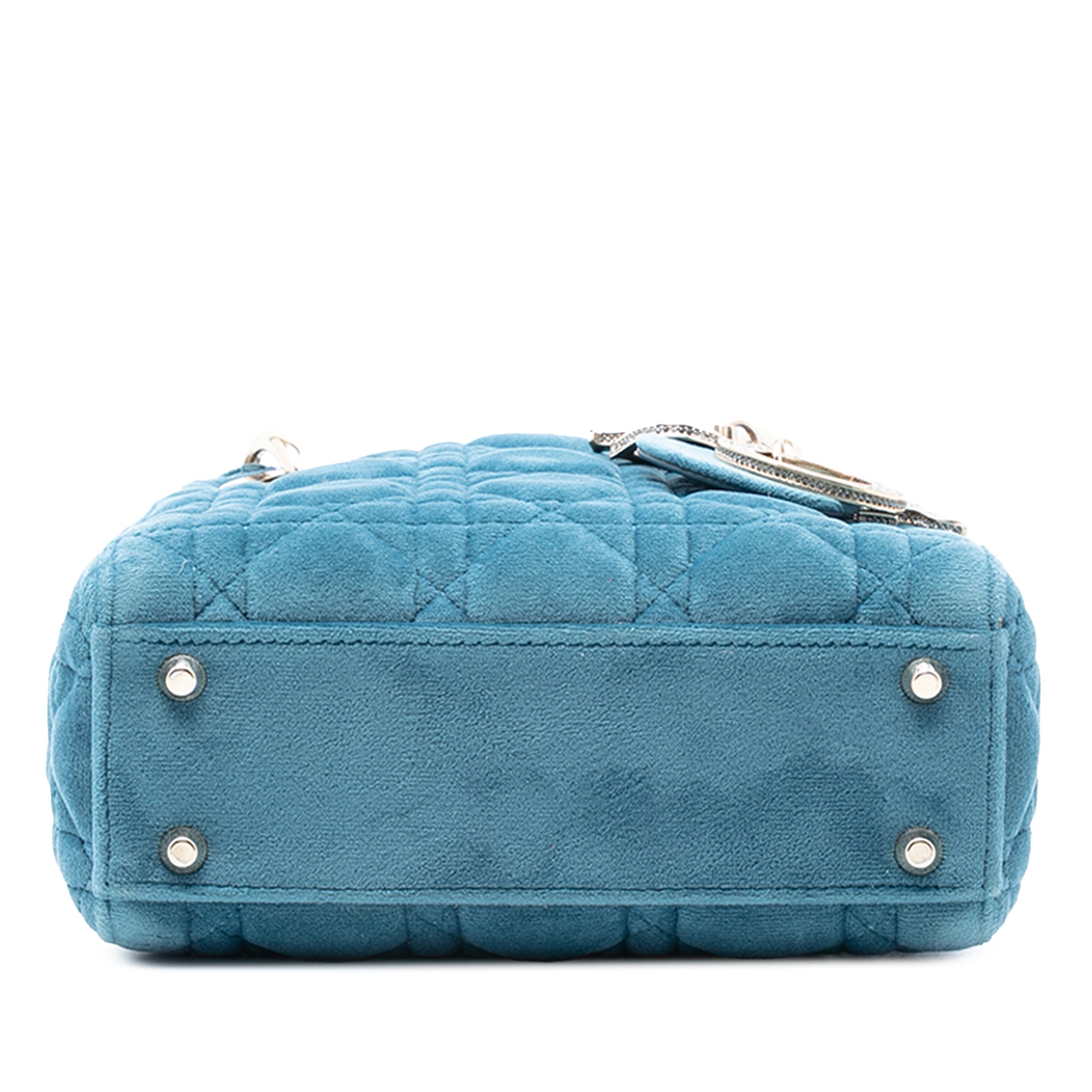 Mini Velvet Cannage Lady Dior