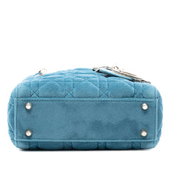 Mini Velvet Cannage Lady Dior