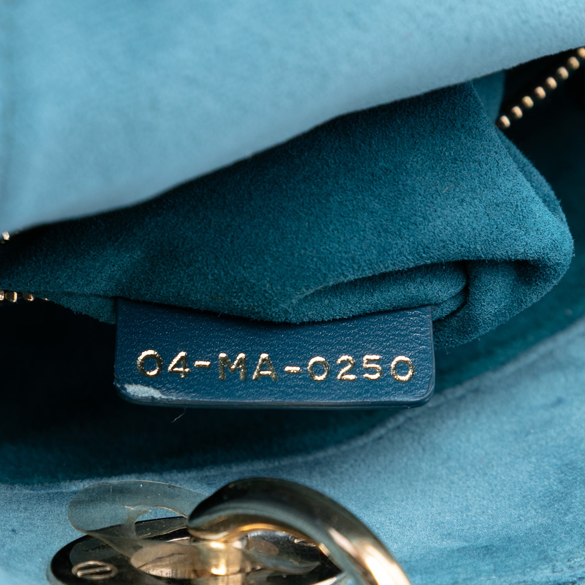 Mini Velvet Cannage Lady Dior