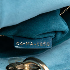 Mini Velvet Cannage Lady Dior