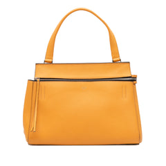 Small Drummed Calfskin Edge Handbag