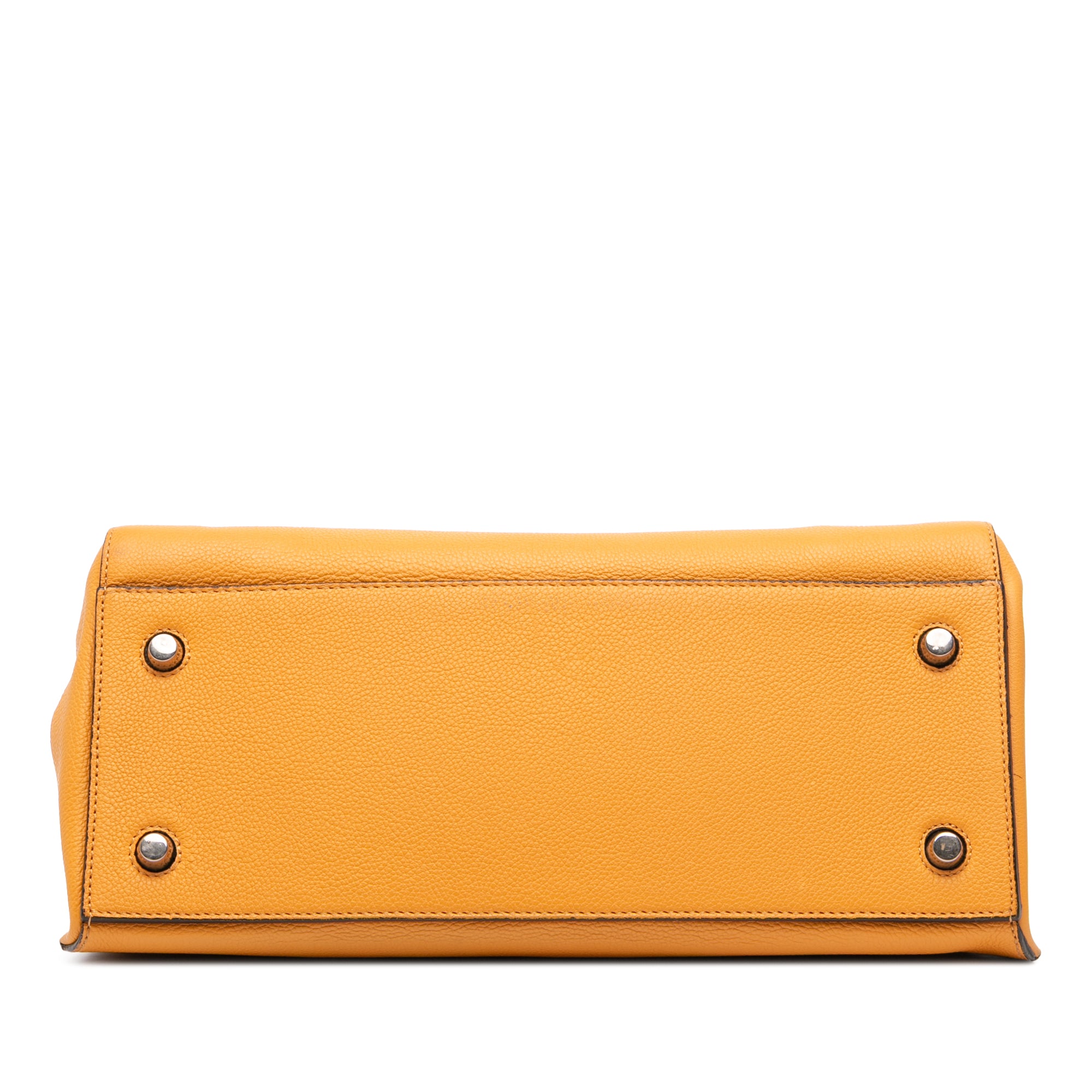 Small Drummed Calfskin Edge Handbag