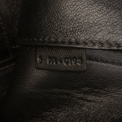 Small Drummed Calfskin Edge Handbag