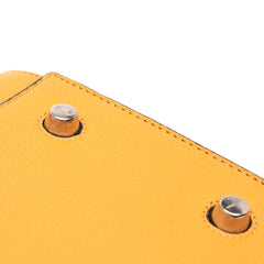 Small Drummed Calfskin Edge Handbag