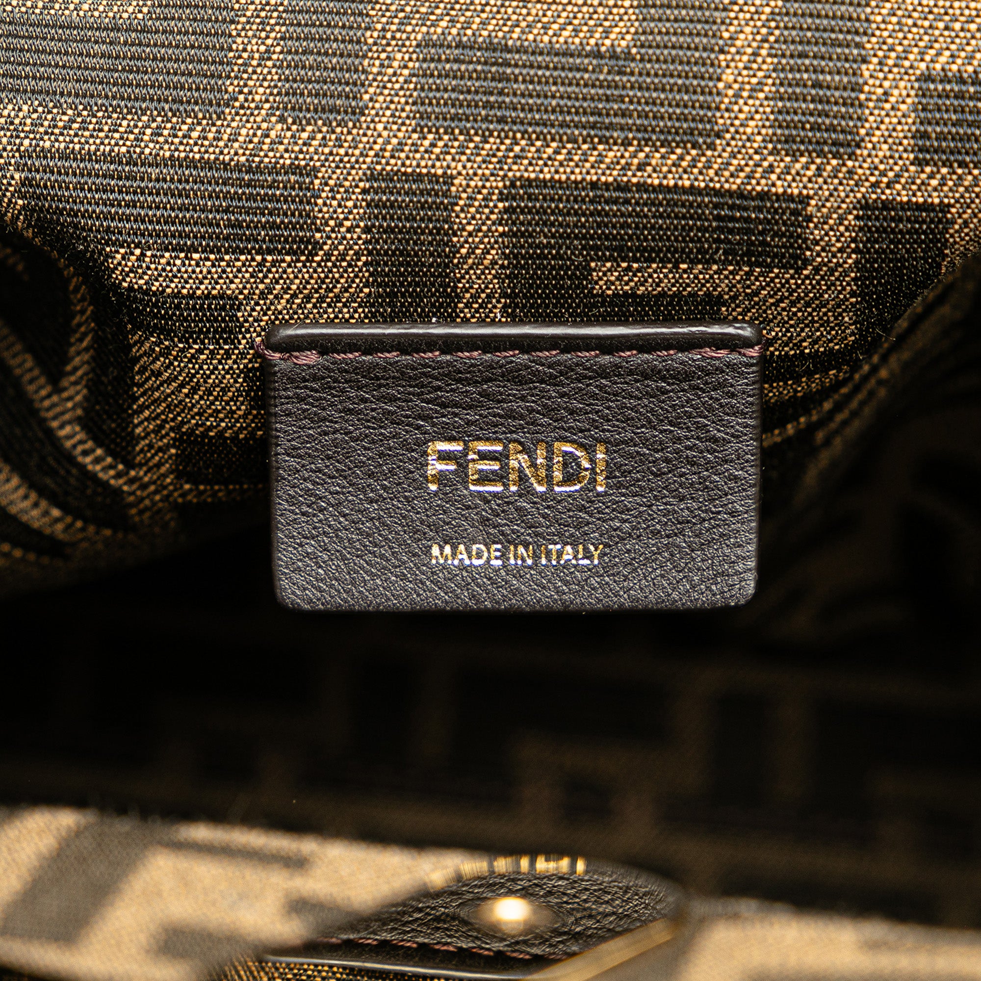 Medium Leather Fendi First Shoulder Bag