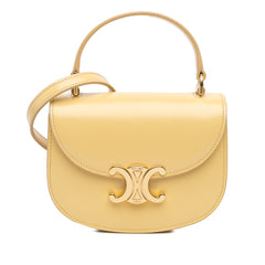 Mini Triomphe Leather Besace Clea Satchel