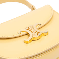 Mini Triomphe Leather Besace Clea Satchel