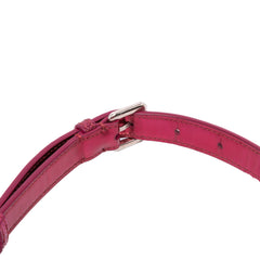 Medium Metallic Patent Microcannage Diorama Flap