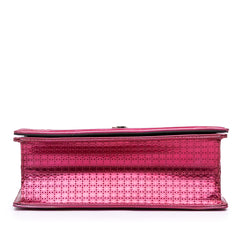 Medium Metallic Patent Microcannage Diorama Flap