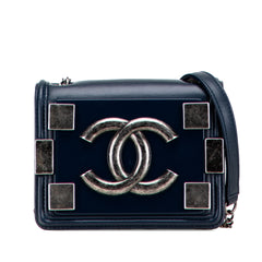 Mini Acrylic and Calfskin Boy Brick Flap