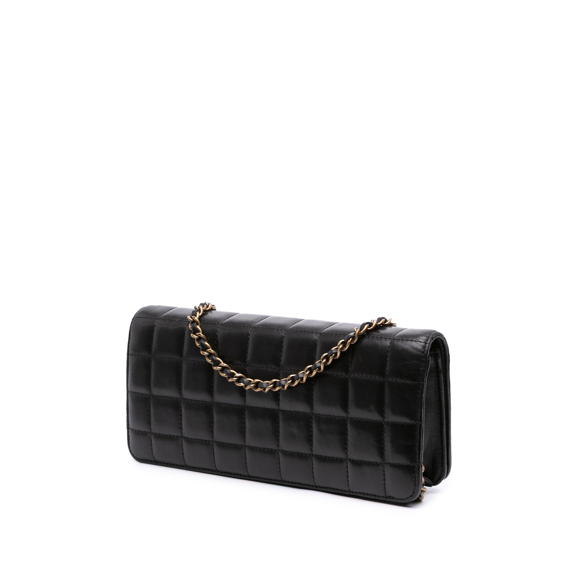 Paris Byzance Lambskin Jeweled Evening Clutch with Chain
