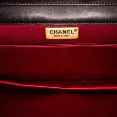 Paris Byzance Lambskin Jeweled Evening Clutch with Chain