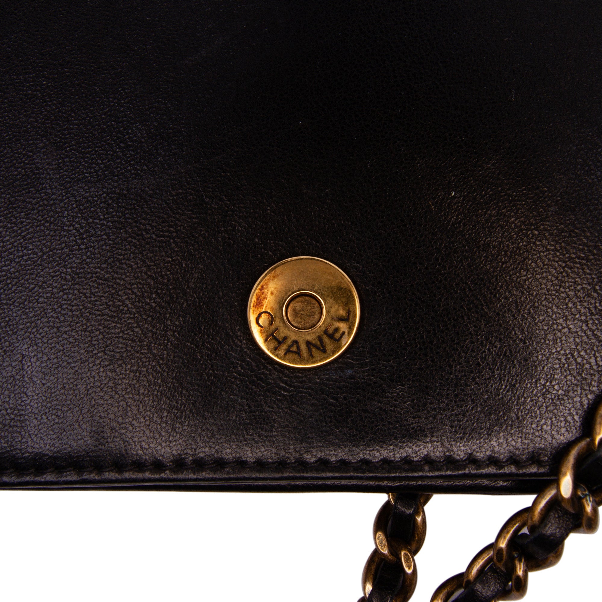 Paris Byzance Lambskin Jeweled Evening Clutch with Chain